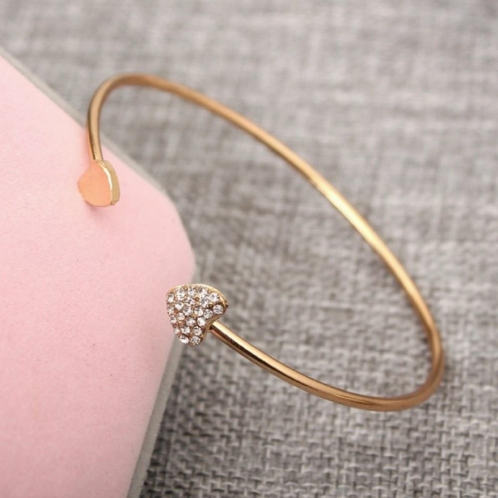 Double Heart Cuff - Picture 3 of 4